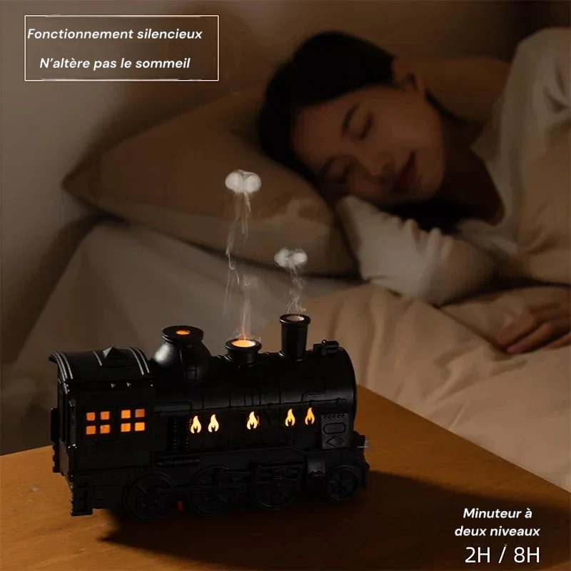 Mini Train Diffusor für ätherische Öle – LED-Ultraschall-Luftbefeuchter