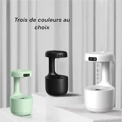 Humidificateur Anti-Gravité 800ml – Silencieux, Purification et Veilleuse