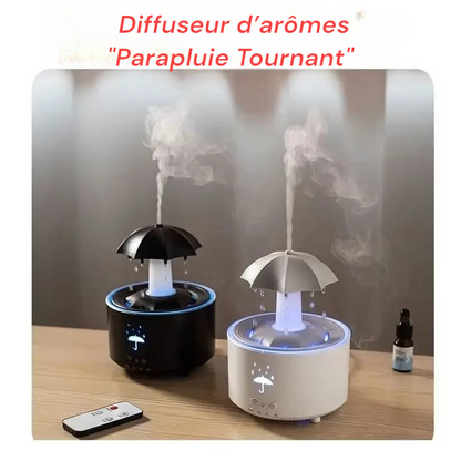 Kreativer Regentropfen-Luftbefeuchter mit Aromatherapie und bunten Lichtern