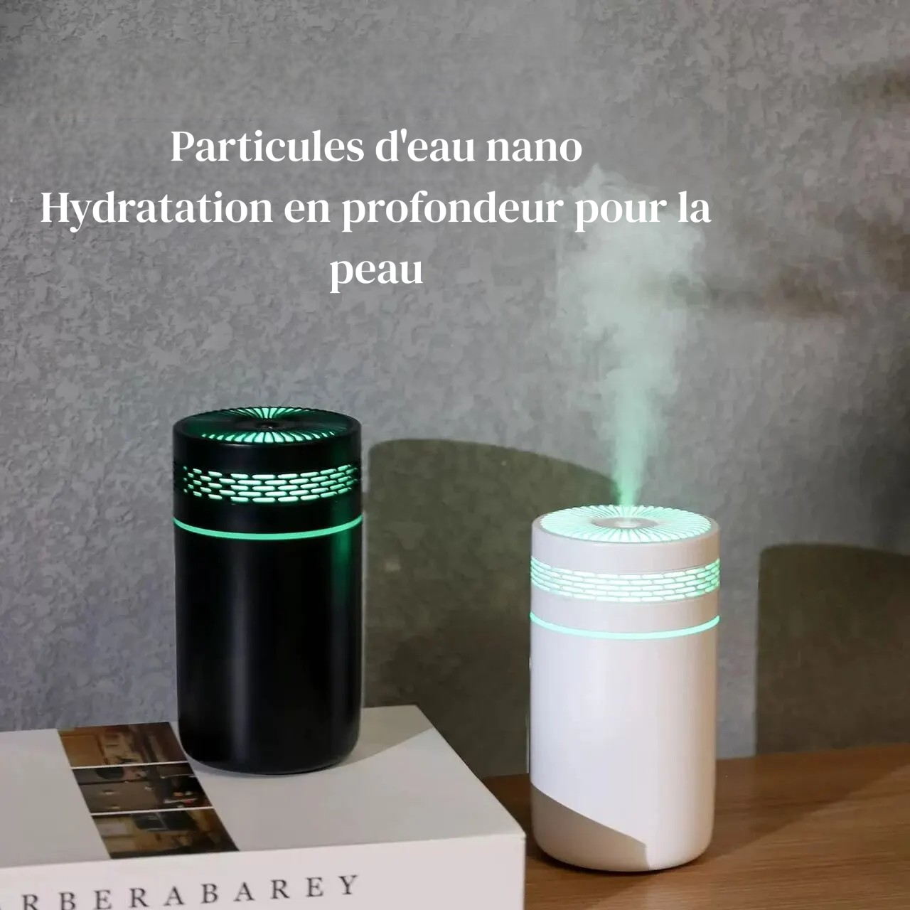 Mini Humidificateur Voiture - Diffuseur d’Arômes 7 Couleurs - Purificateur d’Air USB